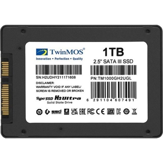 Twinmos TM1000GH2UGL 1tb 580MB-550MB Sata3 SSD