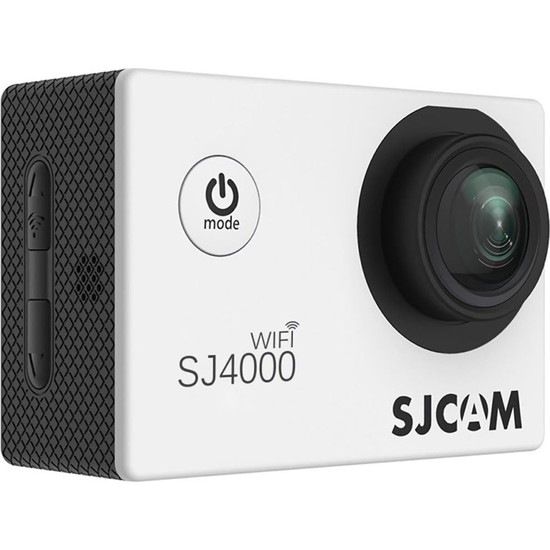 Sjcam SJ4000 Wifi 4K UHD 156° 2” Geniş Ekran H.265 900MAH Hareket Algılama 30 Metre Su Geçirmez Kılıflı Aksiyon Kamerası Gümüş