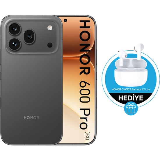 Honor 600 Pro 5G 512 GB 12 GB Ram (Honor Türkiye Garantili) Siyah