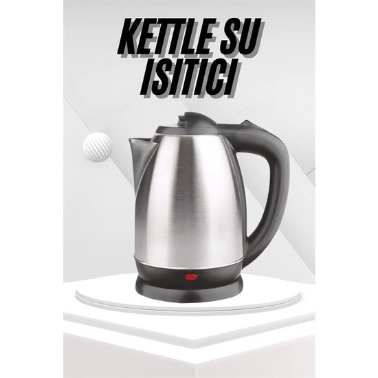 Aslanoğlu Store Şık Tasarımlı Uzun Ömürlü 1.8 L Paslanmaz Çelik Kettle
