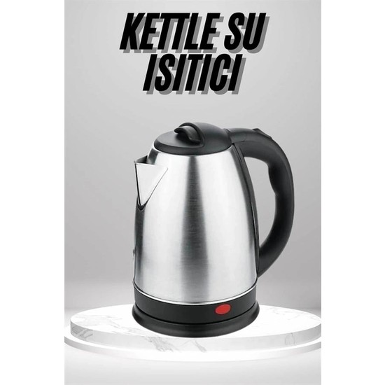 Aslanoğlu Store Zarif Paslanmaz Çelik Kettle 1.8 L 2000 Watt Su Isıtıcı