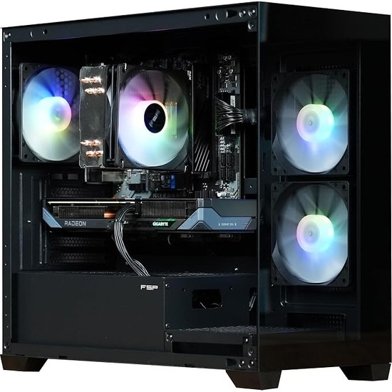 Fimer Eco-Amd Ryzen 7500F-GIGABYTE Rx 9060 Xt Gamıng Oc 16GB-GIGABYTE B650M S2H-16GB-500GB-OEM Paket