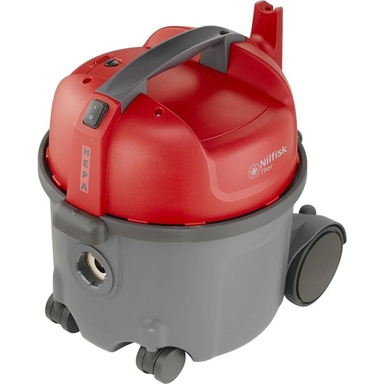 Ahes Thor Drum Vacuum 8l 800 W B Siyah, Kırmızı – Vacuums (800 W, B, 32 Kwh, 200 W, 220 – 240, 50/60)