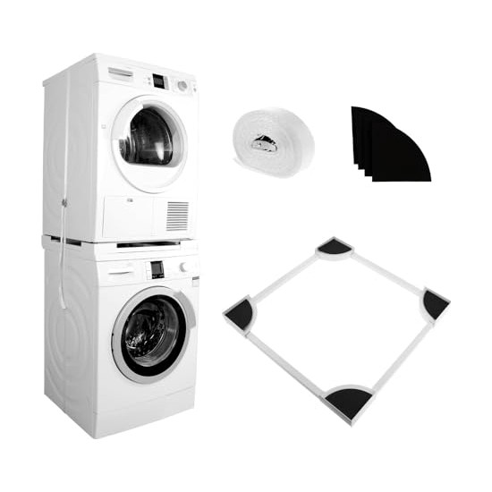 Odea Çamaşır Makinesi Kurutma Makinesi Istifleme Kiti Tüm Markalar ile Uyumlu Ayarlanabilir