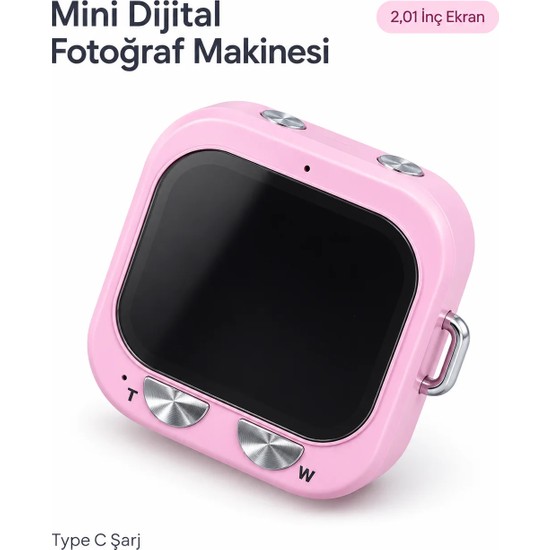 Zenviaa Mini Dijital Fotoğraf Makinesi Zenviaab
