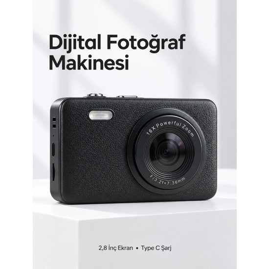 Zenviaa Taşınabilir Dijital Fotoğraf Makinesi Zenviaab
