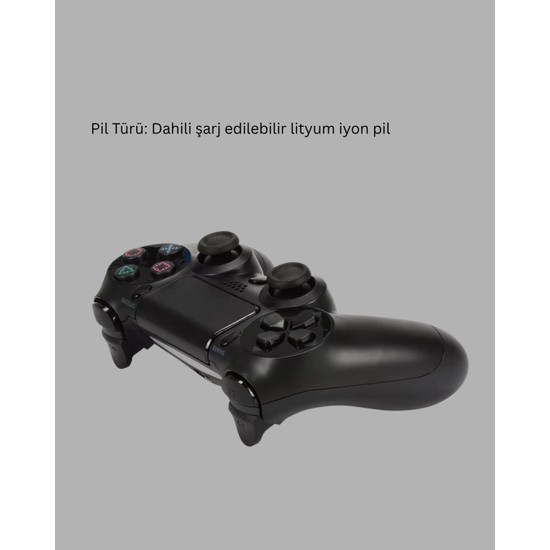 Dolozena Kablosuz Oyun Kolu Ps4 Uyumlu Titreşimli Ergonomik Şarjlı
