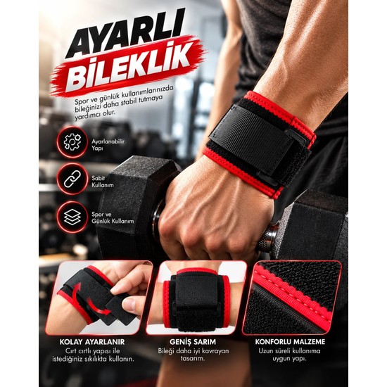 Bileği Kavrayan Ayarlı Bileklik Geniş Bantlı Cırt Cırtlı Rahat Kullanım