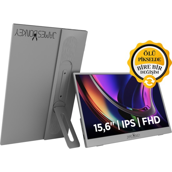 James Donkey Jdp Air 15.6'' 60Hz IPS Fhd Type C/hdmı Taşınabilir Monitör (Ölü Pikselde Anında Değişim)