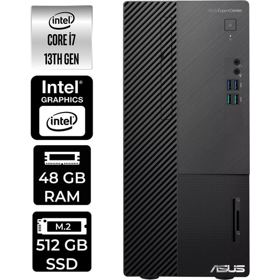Expertcenter D500ME I7 13700 48GB Ram 512GB SSD Freedos D500000I713700P309 Masaüstü Bilgisayar + Per4 USB