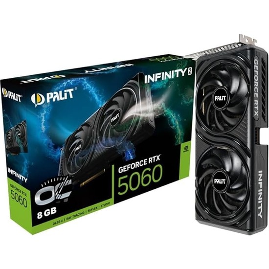 RTX5060 Infınıty 2 Oc 8gb 128BIT Gddr7 Ekran Kartı
