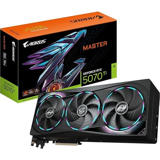 VGA Nvıdıa 16GB Gddr7 RTX5070TI Master GV-N507TAORUS M-16GD