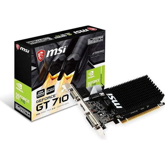 VGA Gt 710 2GD3H Lp GT710 2gb Ddr3 64B DX12 Pcıe 3.0 X16 (1xvga 1xdvı 1xhdmı)