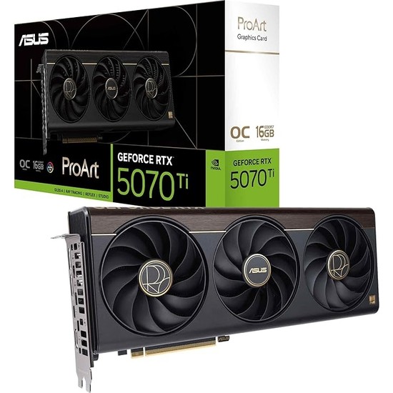 Proart Geforce Rtx 5070 Ti 16GB Gddr7 Oc Edition Ekran Kartı
