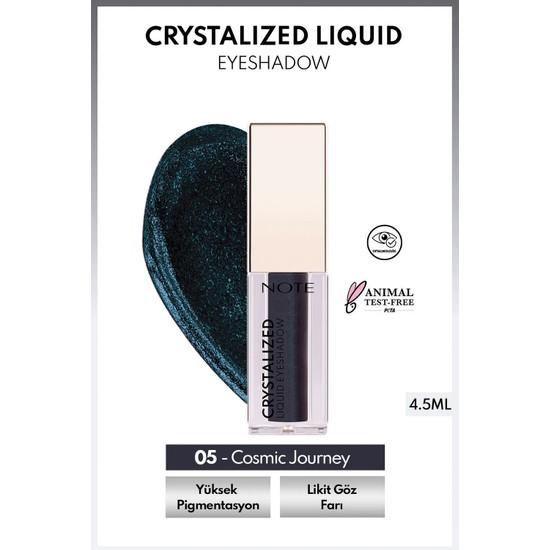 Crystalized Liquid Eyeshadow Likit Metalik Göz Farı - 05 Cosmic Journey