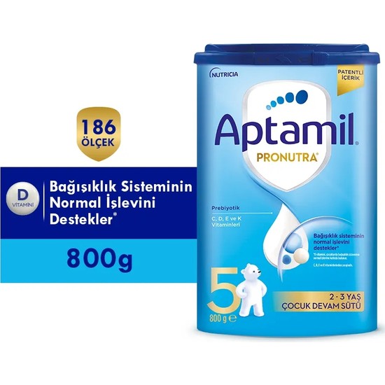 Aptamil 5 Prebiyotikli Çocuk Devam Sütü 800 Gr