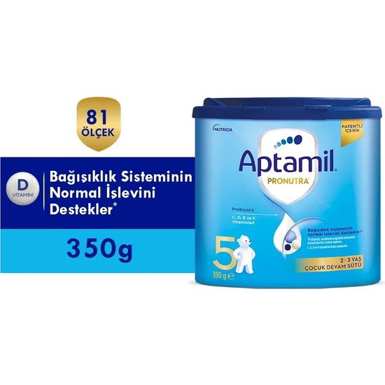 Aptamil 5 Prebiyotikli Çocuk Devam Sütü 350 Gr