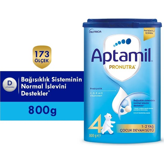 Aptamil 4 Prebiyotikli Çocuk Devam Sütü 800 Gr