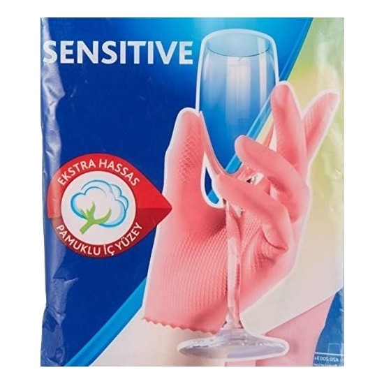 SBN - Store Prime 149212 Candy Pink Sensitive ELDIVEN,%100 Doğal Lateks, M
