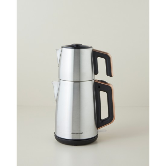 English Home Cmk 6010 Inox Çay Makinesi ve Kettle Siyah-Bakır