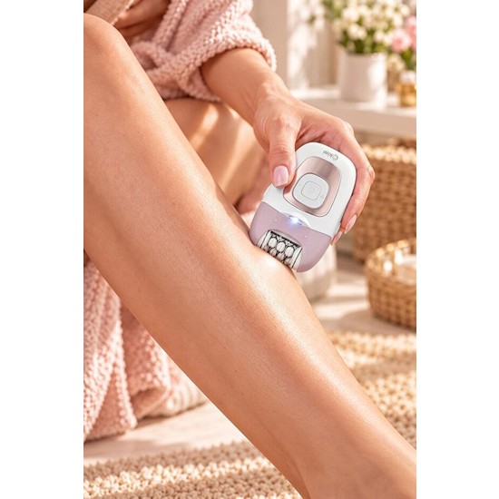 Kiwi KEP-6819 Şarjlı Epilasyon Cihazı Beyaz | 18 Cımbız & LCD Ekran & LED Aydınlatma