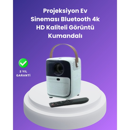 Çoklu Giriş Destekli Projektör – Hdmı, USB ve Kulaklık Bağlantı Seçenekleriyle Geniş Uyumluluk - Lisinya
