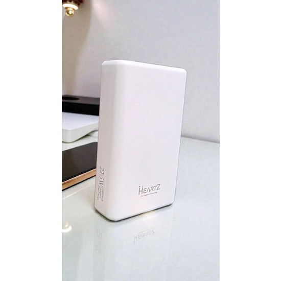 Prime H002 20000 Mh Pd 30W ve USB 22.5W Fast Hızlı Şarj Dahili Type C ve Lightning Kablolu Dünya Standartlarına Uygun Polymer Batarya Birebir Amper Po