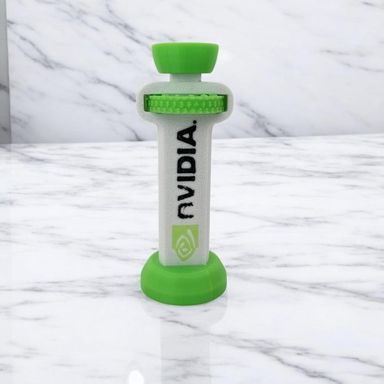 Nvidia Logolu Ayarlanabilir Ekran Kartı Tutucu - Gpu Sarkma Önleyici Destek Aparatı (75MM - 115MM