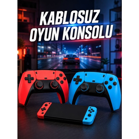 Dolozena Kablosuz Oyun Konsolu HDMI Çıkışlı Çift Kontrolcülü Retro Oyun Seti