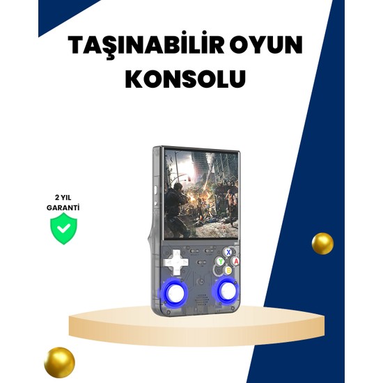 Dolozena 64GB Retro Oyun Konsolu 10.000 Oyunlu Taşınabilir El Konsolu