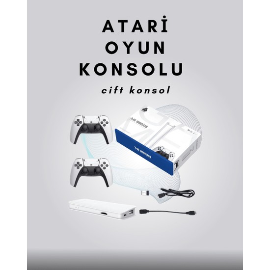 Dolozena 4K Destekli Bluetooth Retro Oyun Konsolu – M15 Modeli
