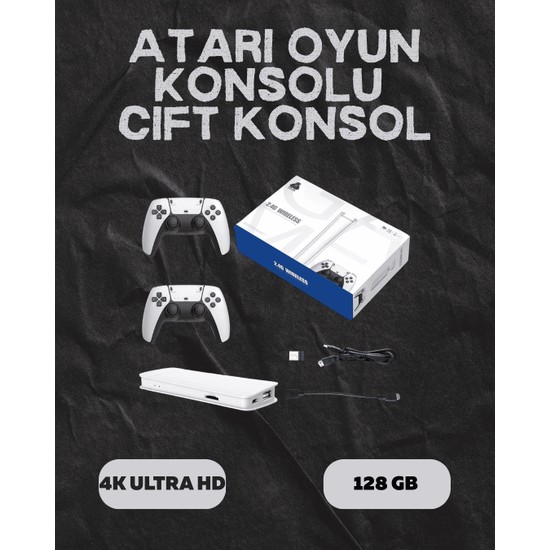 Dolozena M15 Retro Konsol – 20.000 Oyunlu, Çift Gamepadli, 4K HDMI