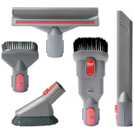 Hace Bazaar Dyson V7 V8 V10 Için 5 Parça Fırça Aksesuar SETI-(5775)