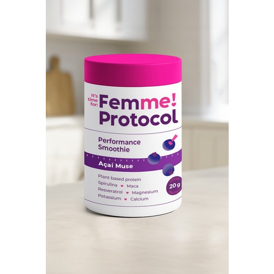 Femme Protocol Acai Muse Vegan Protein Tozu 360g –12 Servis