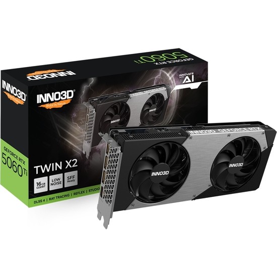 INNO3D Rtx 5060 Ti Twın X2 16GB N506T2-16D7-191073N Gddr7 128BIT Gaming (Oyuncu) Ekran Kartı