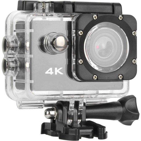 Die Grup Wifi Li Aksiyon Kamera 4K Ultra Hd 1080P Spor Dalış Motorsiklet Kask Kayak Doğa Avcı Kamerası Mavi 4K