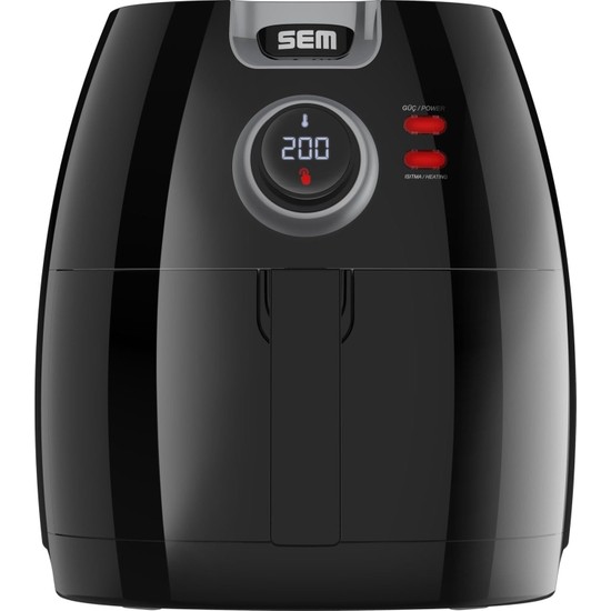Die Grup Akıllı Aircook 5lt Yağsız Kızartma Sıcak Hava Fritöz - Airfryer 8 Program 1650WATT SC301