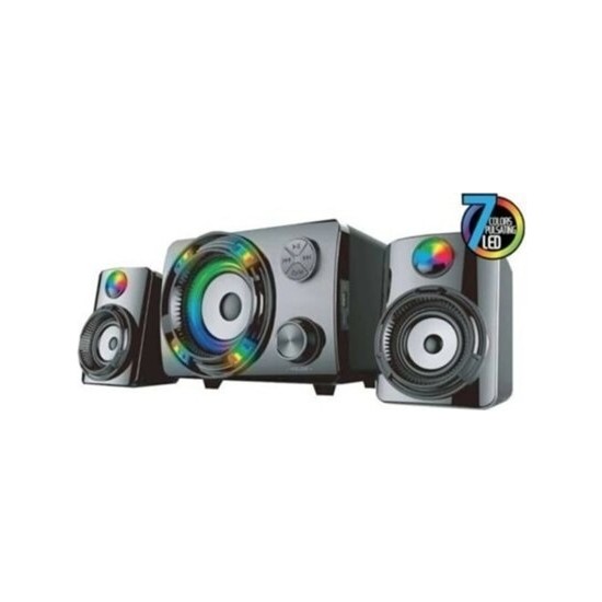 Kerasus KR-1006 Siyah 2+1 Bluetooth Hoparlör 13 W Güçlü Ses Sistemi Ergonomik Tasarım