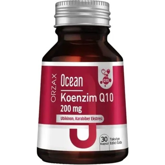 Orzax Ocean Ocean Koenzim Q10 200 Mg 30 Kapsül