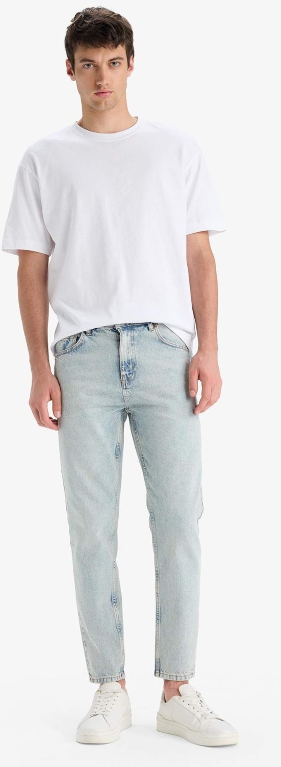DeFacto Slim Fit Normal Bel Dar Paça Jean Pantolon F3903AX25SM görsel 7