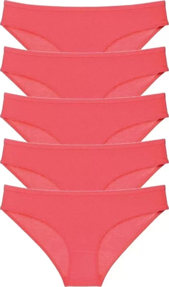 Royaleks 5 Adet Süper Eko Set Likralı Kadın Slip Külot Fuşya