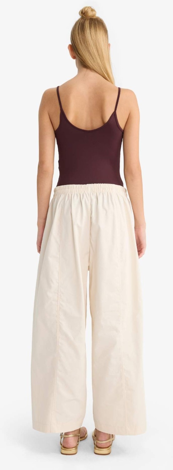 DeFacto %100 Pamuk Barrel Fit Normal Bel Gabardin Pantolon F9660AX25AU görsel 6