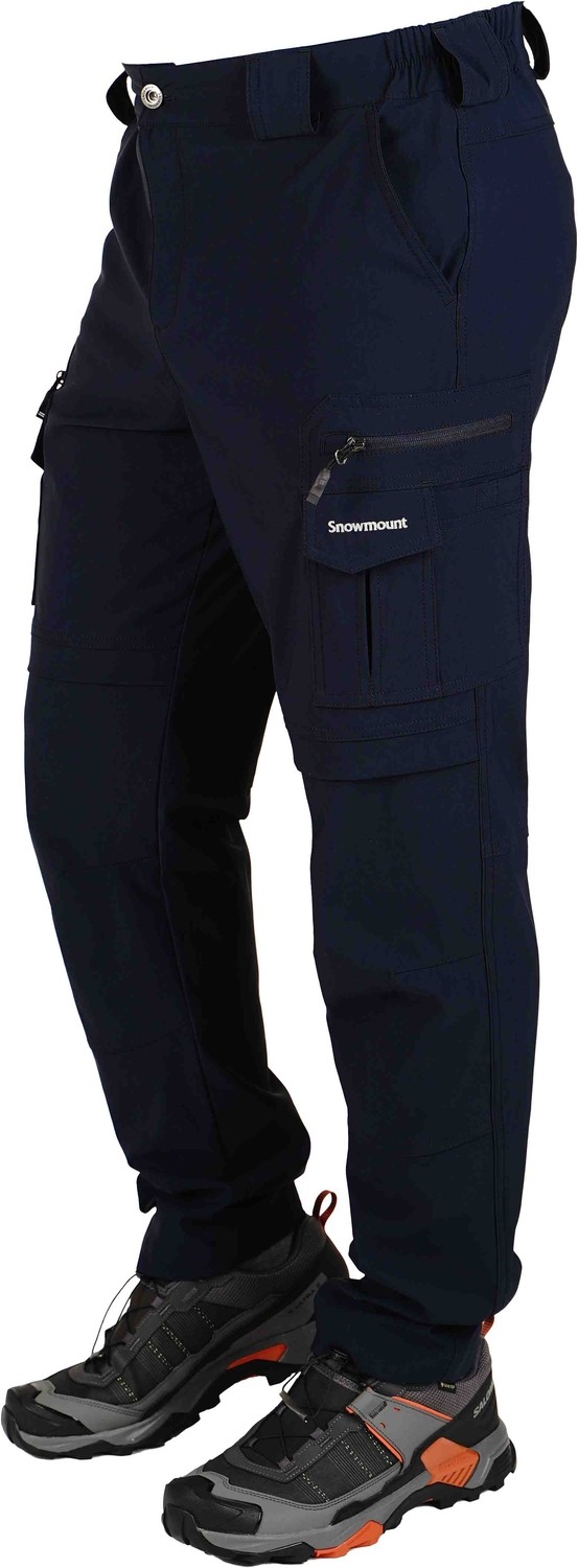Snowmount Erkek Outdoor Mevsimlik Trekking Pantolonu Likralı Su Itici Taktik Kargo Cep görsel 7