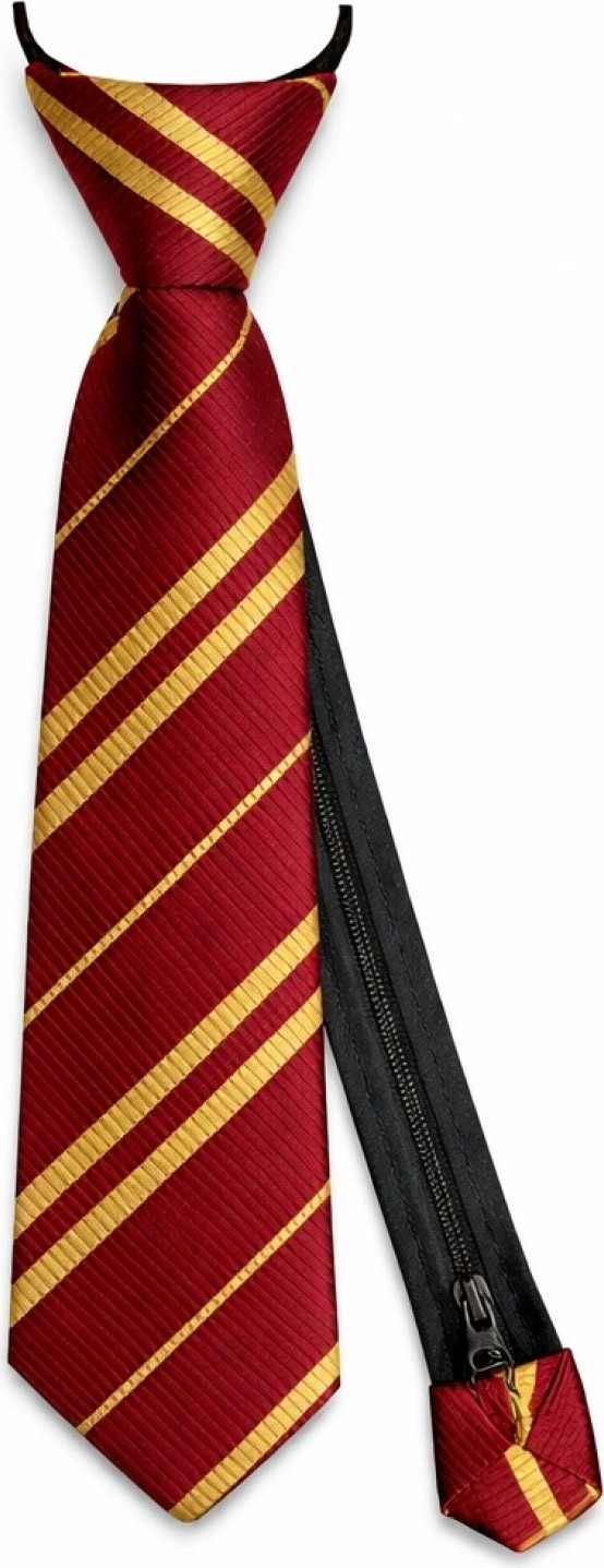 Marsilyan Harry Potter Gryffindor Fermuarlı Ayarlanabilir Kravat (K95) görsel 2