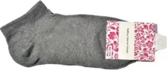 Hace Bazaar Gri Kadın Bilek Çorap 12 Çift görsel 3