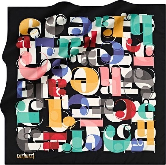 Cacharel Polyester Tivil Eşarp 8110314-912 görsel 4
