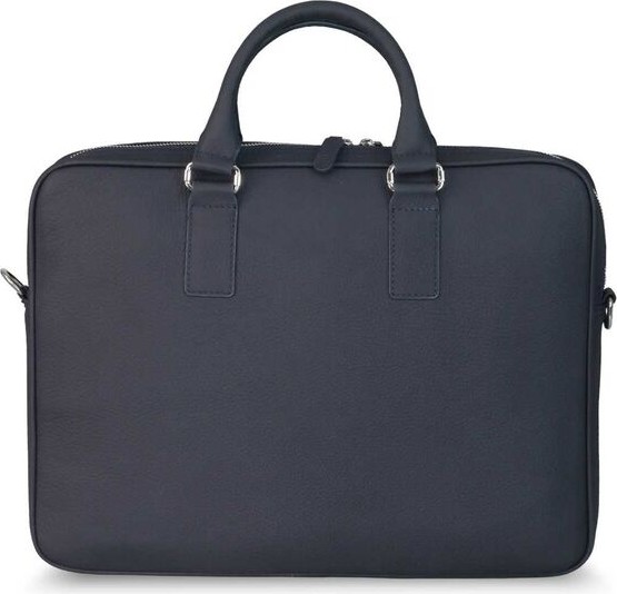 Guard Lacivert Laptop Girişli Hakiki Deri Evrak Çantası görsel 7