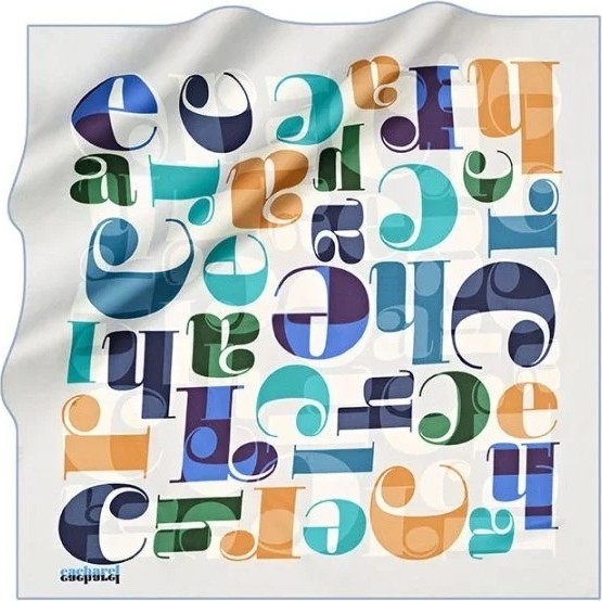 Cacharel Polyester Tivil Eşarp 8110314-912 görsel 3