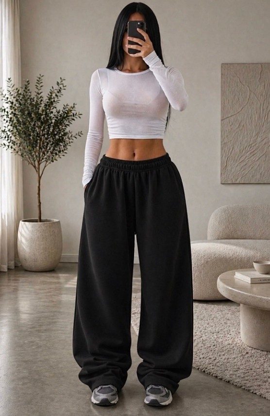 BSBSPOR Unisex Cool Eşofman Altı 4XL Siyah Lastikli Paça Rahat Kesim 2026 Sezonu görsel 6