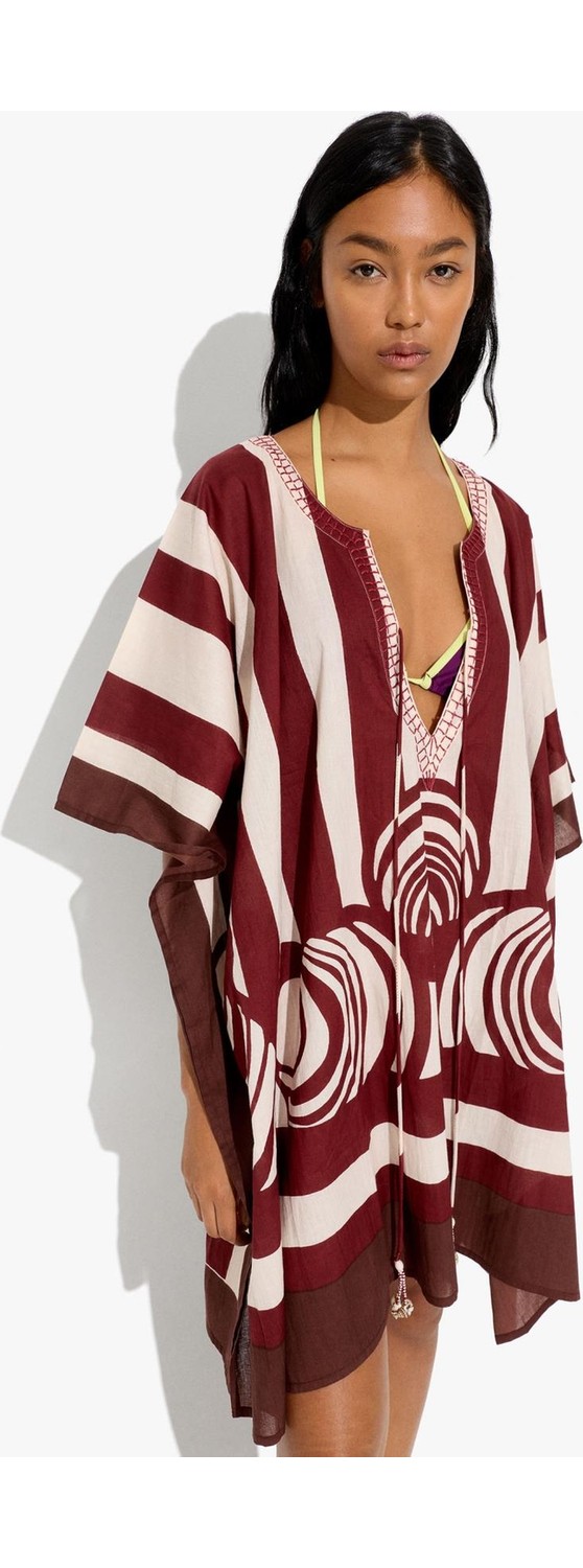 Parfois Kadın %100 Pamuk Çizgili Kaftan görsel 2